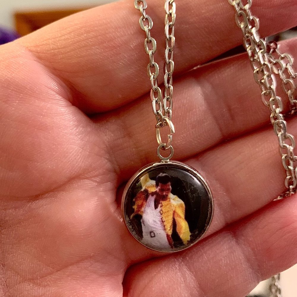 Freddy Mercury Charm Necklace